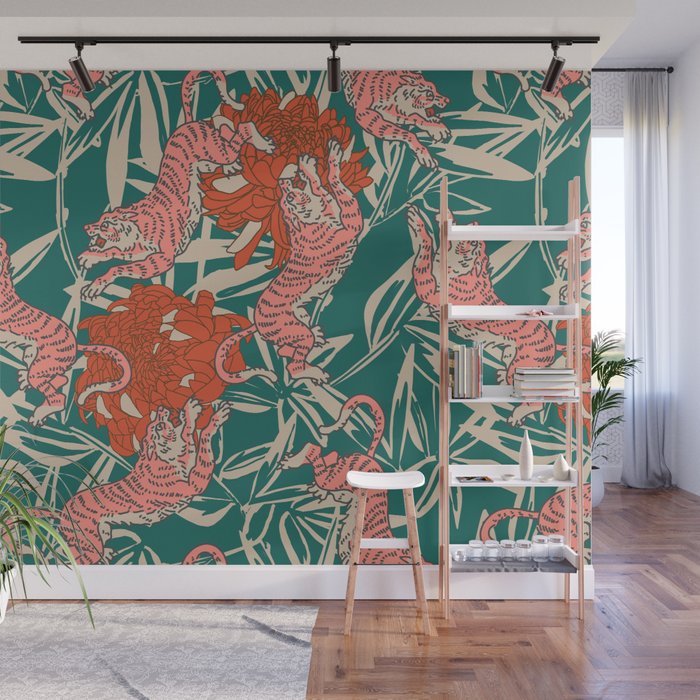 BENGAL KUMA TIGER Wall Mural Gallery Image 1