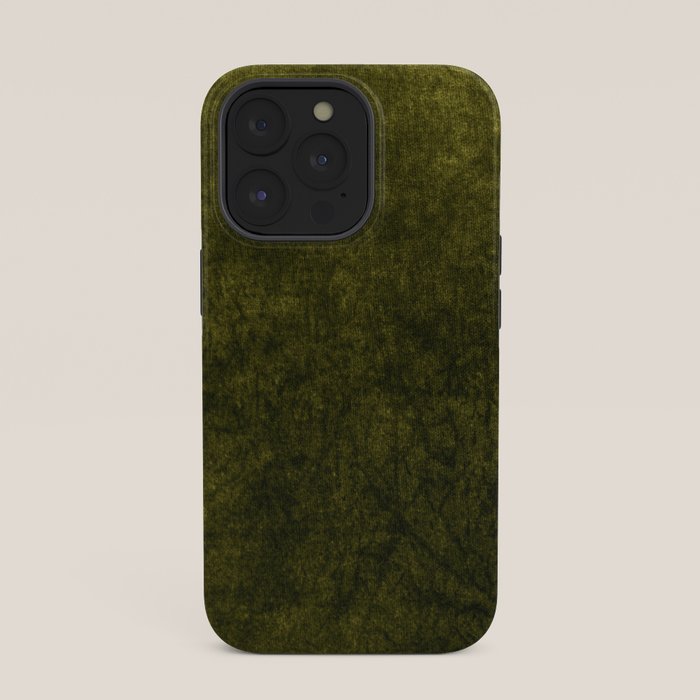 olive green velvet iPhone Case Gallery Image 35