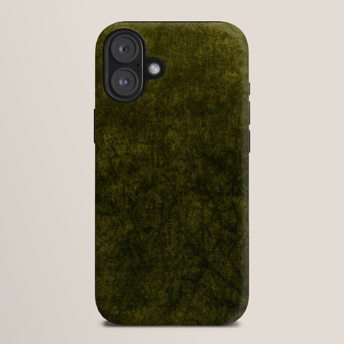olive green velvet iPhone Case Gallery Image 10