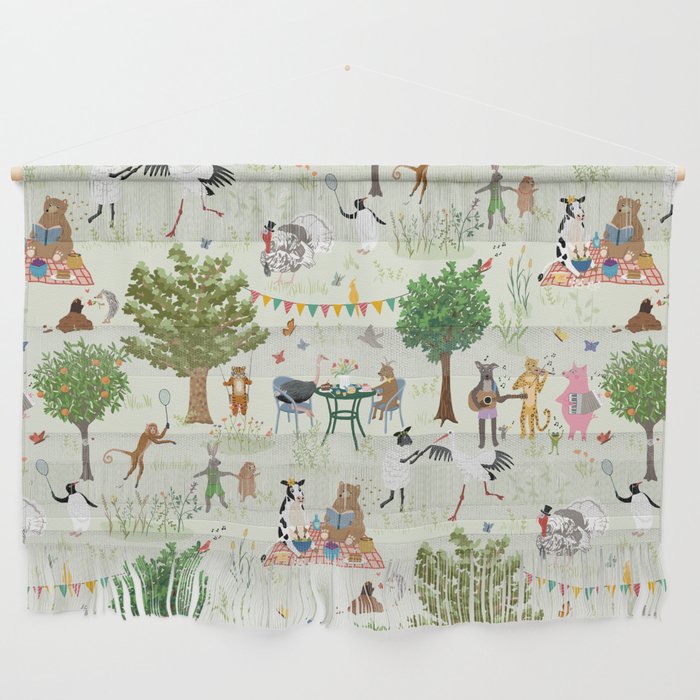 Animals' Garden Party Wall Hanging Gallery Image 1