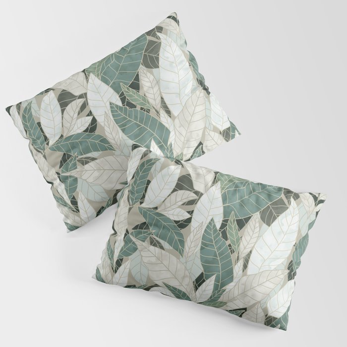Gold forest Pillow Sham Gallery Image 1