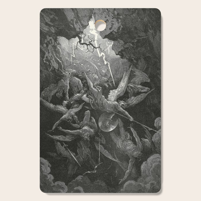 The Mouth Of Hell By Gustave Dore Cutting Board Gallery Image 1