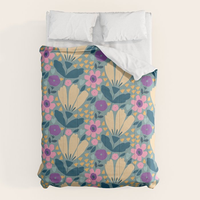 Pretty Bloom - Spring Vibe Comforter Gallery Image 1