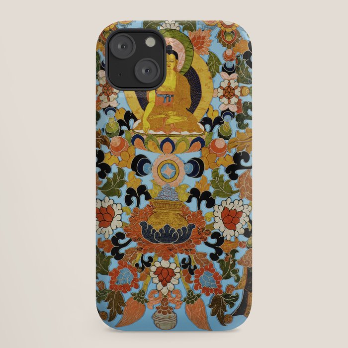 Antique Tibetan Floral Textile Print iPhone Case Gallery Image 18