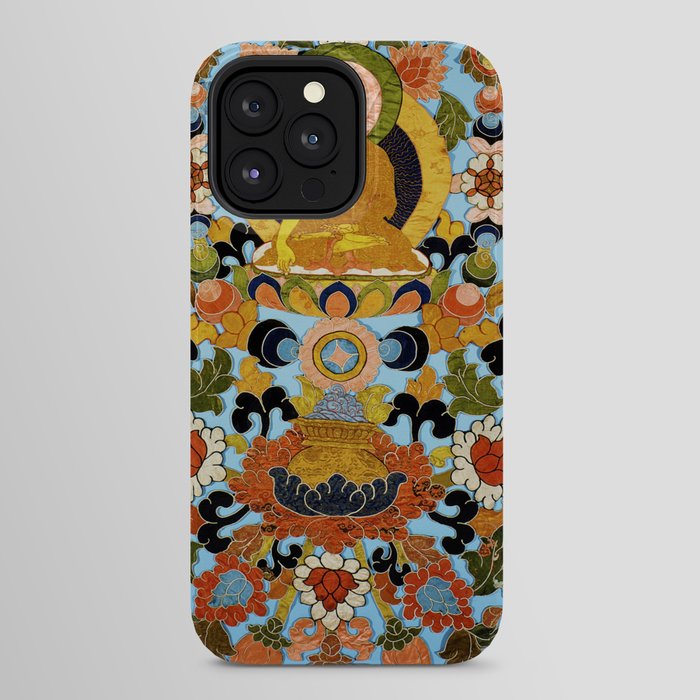 Antique Tibetan Floral Textile Print iPhone Case Gallery Image 32