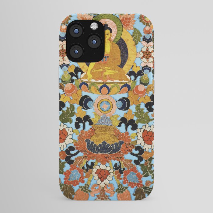 Antique Tibetan Floral Textile Print iPhone Case Gallery Image 43