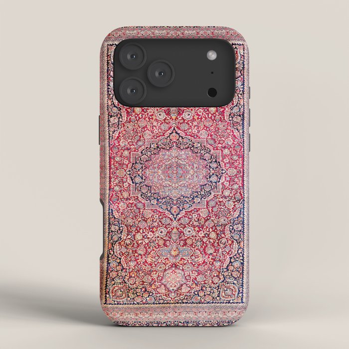 Tabriz West Central Persian Rug Print iPhone Case Gallery Image 4