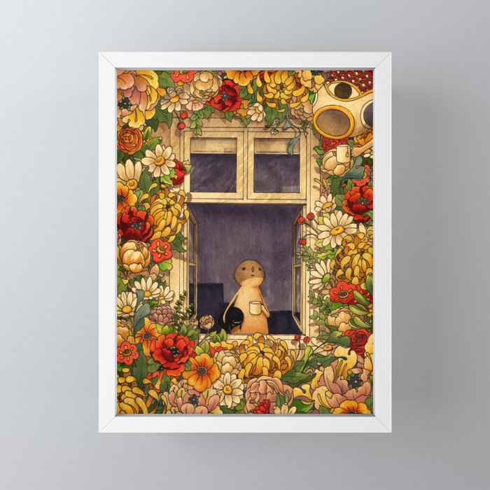 Flower Garden Mini Art Print Gallery Image 4