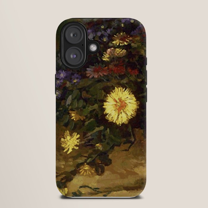 Van Gogh Still Life Bouquet of Daisies Vector Art iPhone Case Gallery Image 9
