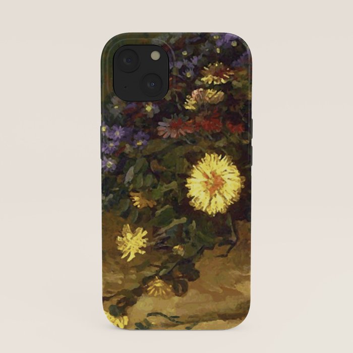 Van Gogh Still Life Bouquet of Daisies Vector Art iPhone Case Gallery Image 37