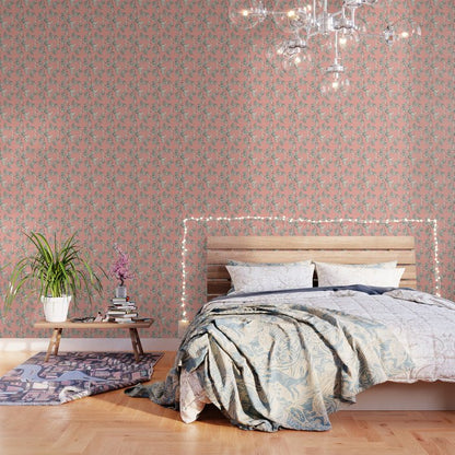 Pink Tiger Pattern 006 Wallpaper Gallery Image 2