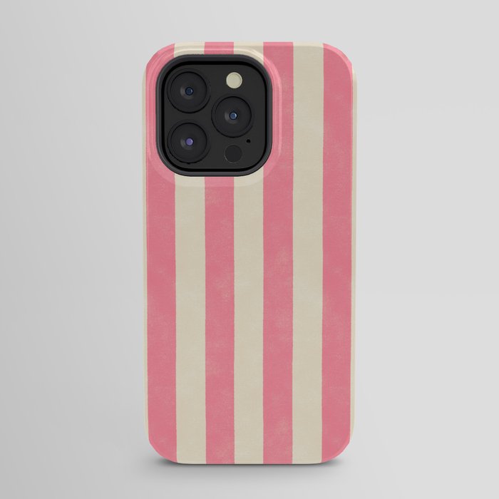 Cabana Stripe - pink & cream iPhone Case Gallery Image 23