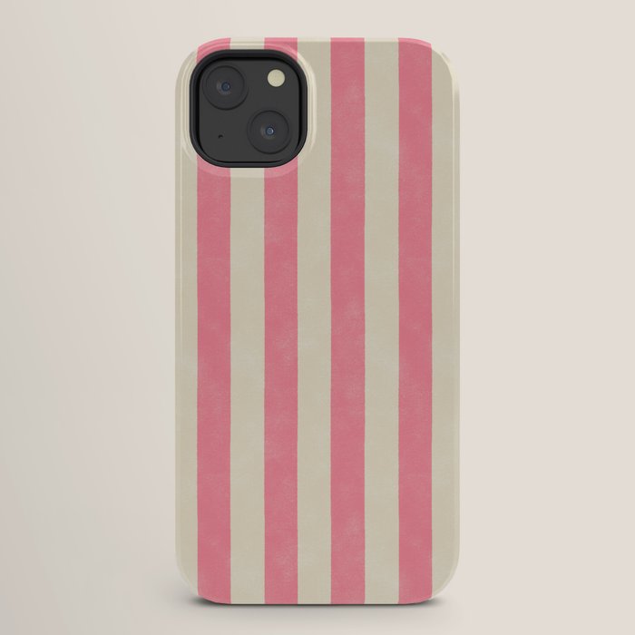 Cabana Stripe - pink & cream iPhone Case Gallery Image 26