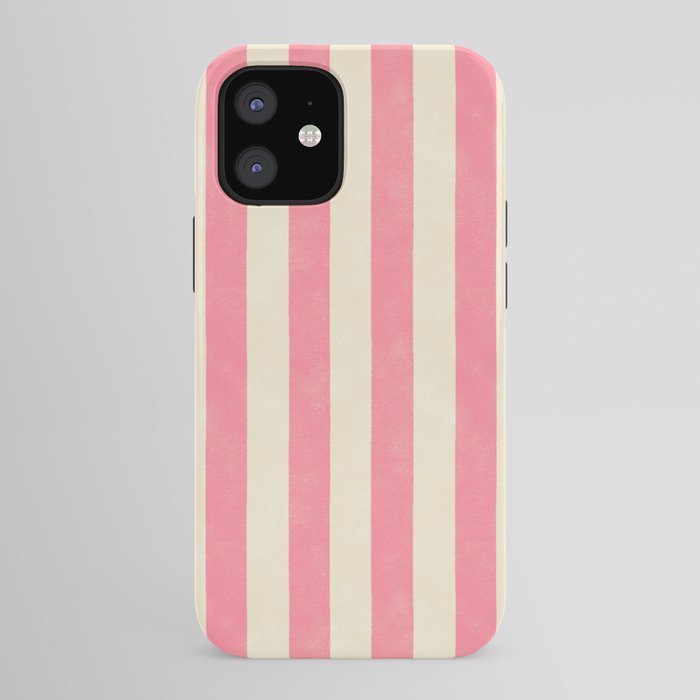 Cabana Stripe - pink & cream iPhone Case Gallery Image 41