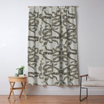 celestial snakes silver Window Curtain Gallery Image 1