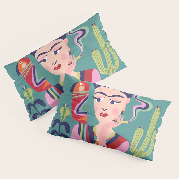Frida Kahlo Pillow Sham Gallery Image 2