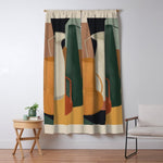 Abstract Art Vases 4 Window Curtain Gallery Image 1