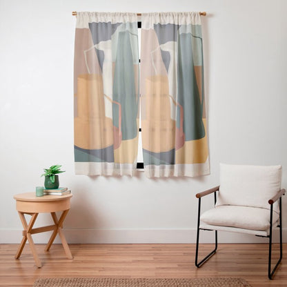 Abstract Art Vases 4 Window Curtain Gallery Image 15