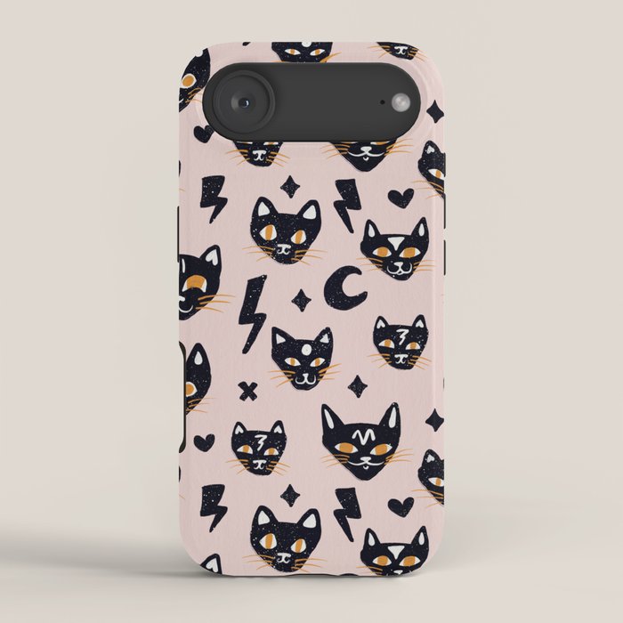 Spooky Kitties â Blush iPhone Case Gallery Image 2