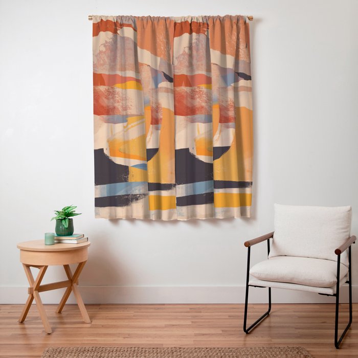 Modern Abstract Art 103 Window Curtain Gallery Image 3