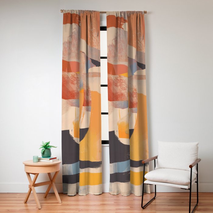 Modern Abstract Art 103 Window Curtain Gallery Image 4