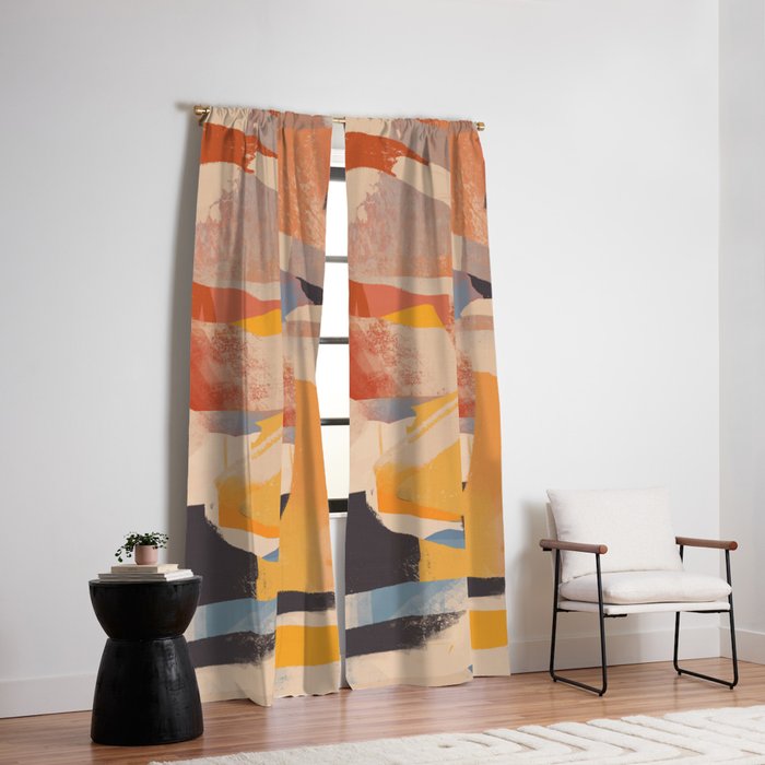 Modern Abstract Art 103 Window Curtain Gallery Image 6