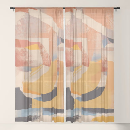 Modern Abstract Art 103 Window Curtain Gallery Image 17