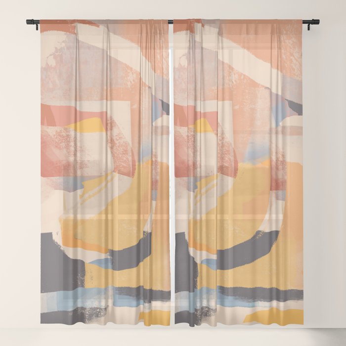 Modern Abstract Art 103 Window Curtain Gallery Image 21