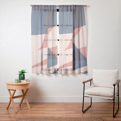 ABSTRACT ALPHABET / Gothic E Window Curtain Gallery Image 19