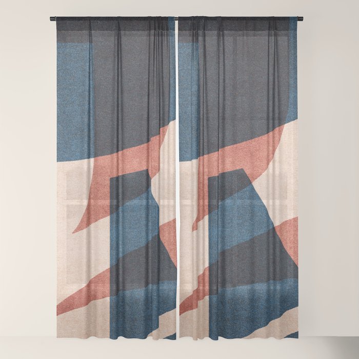 ABSTRACT ALPHABET / Gothic E Window Curtain Gallery Image 18