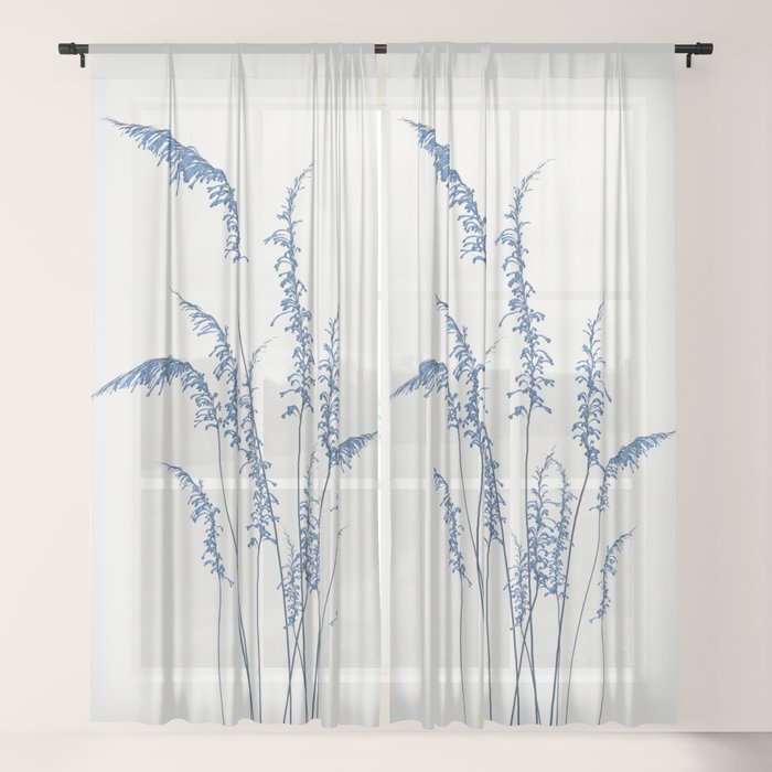 Blue flowers 2 Window Curtain Gallery Image 21