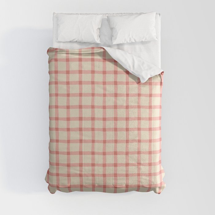 Strawberry Gingham Pattern Comforter Gallery Image 3