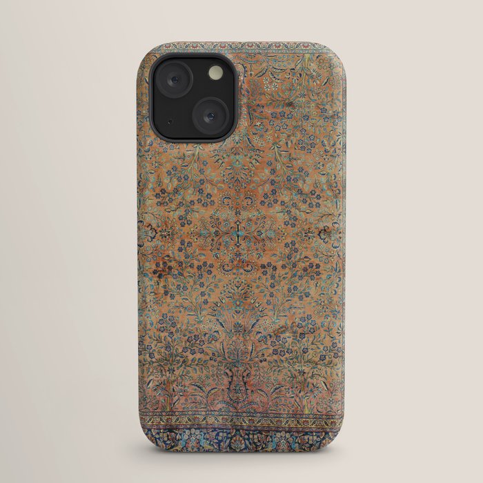 Kashan Floral Persian Carpet Print iPhone Case Gallery Image 17