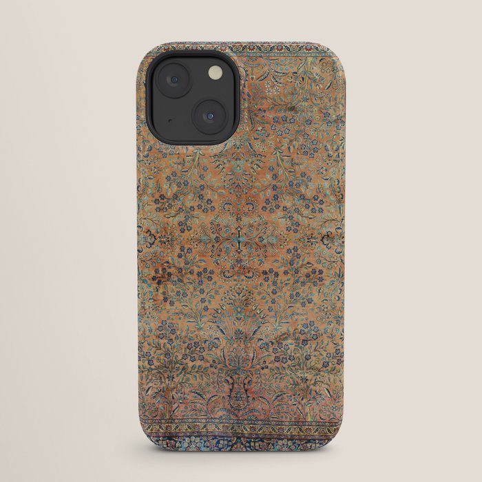 Kashan Floral Persian Carpet Print iPhone Case Gallery Image 25