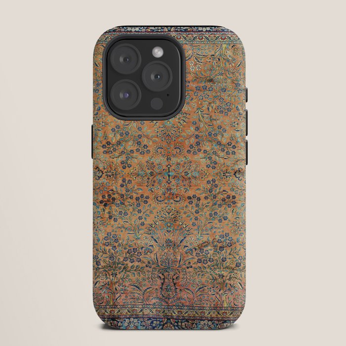 Kashan Floral Persian Carpet Print iPhone Case Gallery Image 11