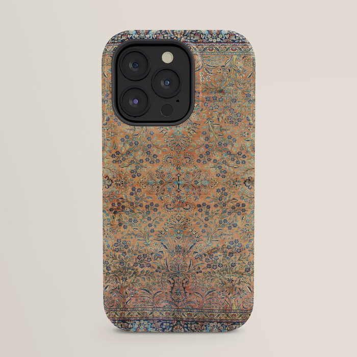 Kashan Floral Persian Carpet Print iPhone Case Gallery Image 31