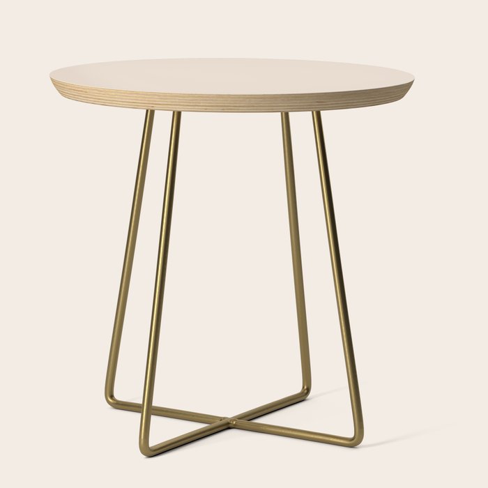Boca Solid Shades - Almond Side Table Gallery Image 1
