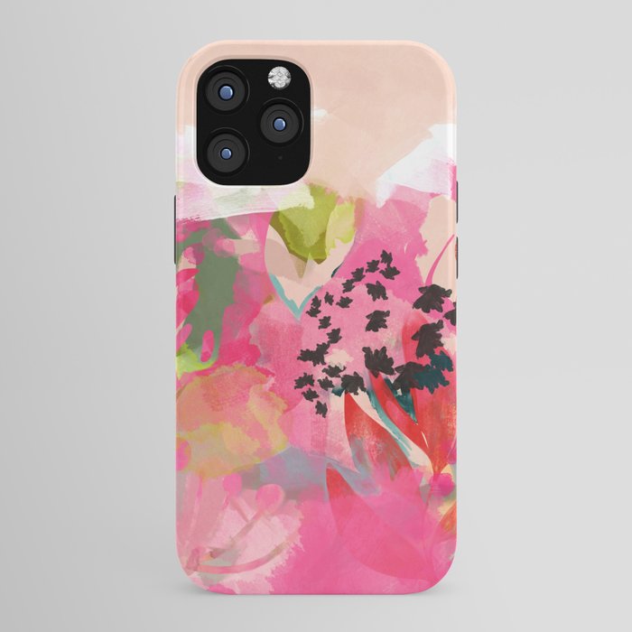 pink summer garden dream abstract iPhone Case Gallery Image 43