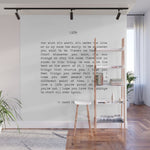 For What It's Worth, It's Never Too Late, F. Scott Fitzgerald quote, Inspiring, Great Gatsby, Life Wall Mural Gallery Image 1