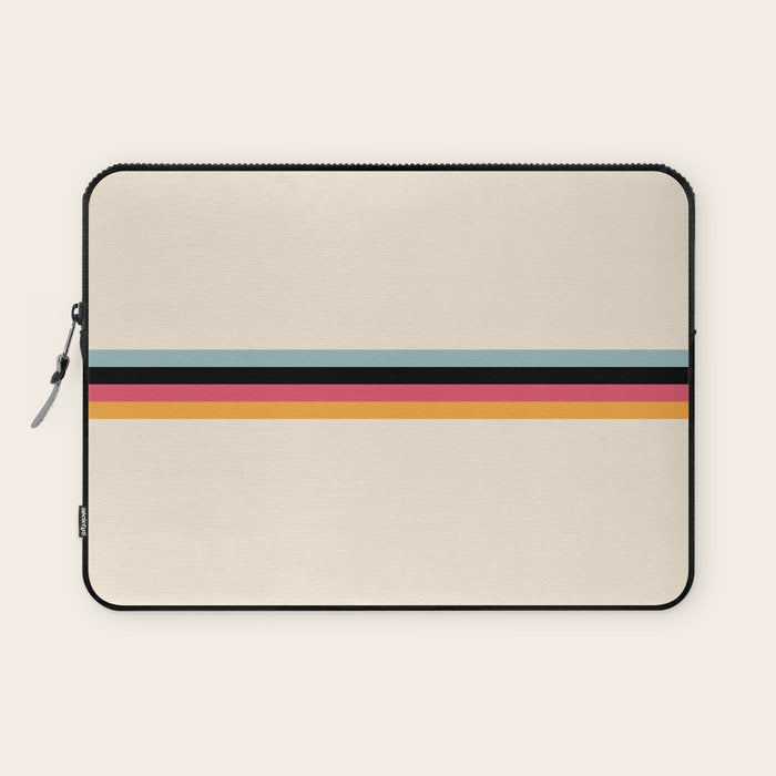 Ishtar - Classic Retro Summer Stripes Laptop Sleeve Gallery Image 1