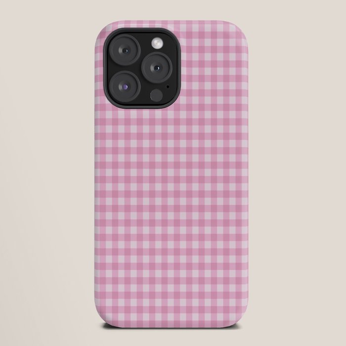 Gingham Plaid Pattern - Pastel Pink iPhone Case Gallery Image 20