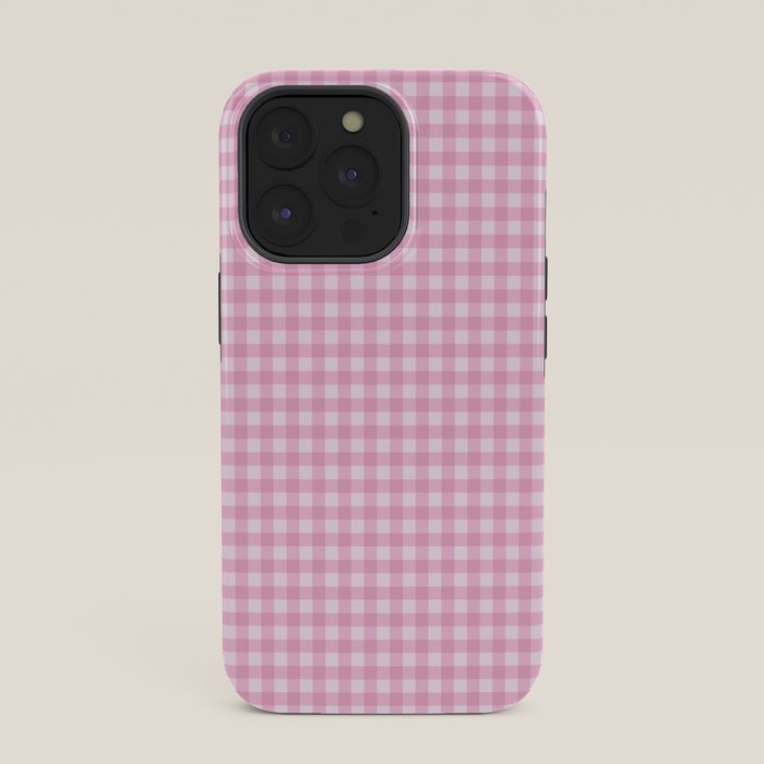Gingham Plaid Pattern - Pastel Pink iPhone Case Gallery Image 35