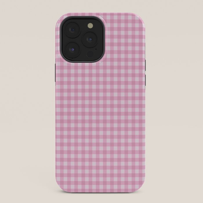 Gingham Plaid Pattern - Pastel Pink iPhone Case Gallery Image 36