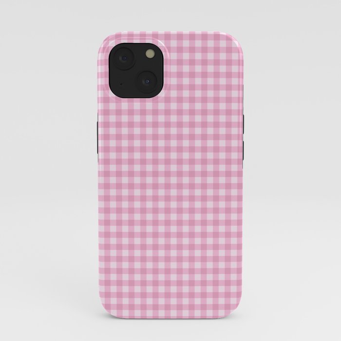 Gingham Plaid Pattern - Pastel Pink iPhone Case Gallery Image 37