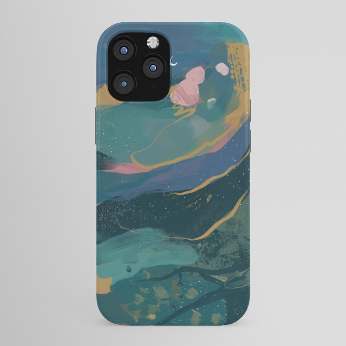 "You Are Worthy" Midnight Background iPhone Case Gallery Image 43