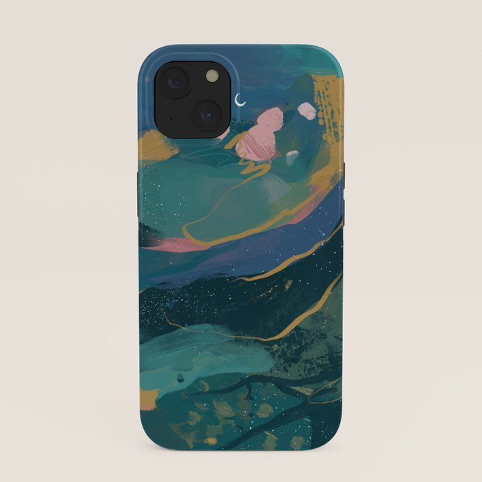 "You Are Worthy" Midnight Background iPhone Case Gallery Image 37