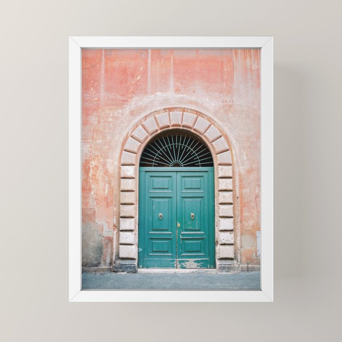 Rome Trastevere Door | Italy Travel Photography Mini Art Print Gallery Image 4