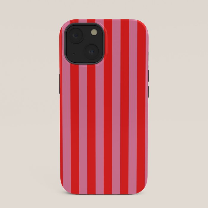 bougie pink red stripe iPhone Case Gallery Image 33