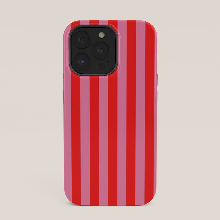 bougie pink red stripe iPhone Case Gallery Image 35
