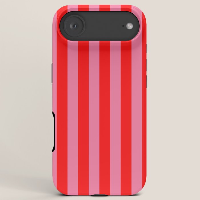 bougie pink red stripe iPhone Case Gallery Image 6